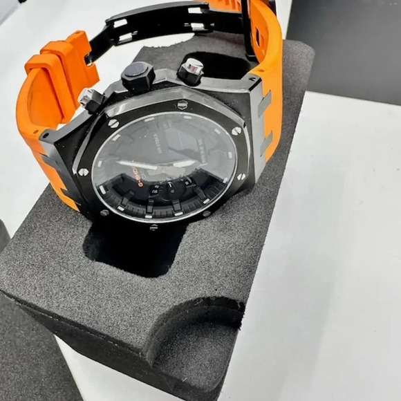 NEW In Box Casio G-Shock Ga-2100 Gen 5 Casioak Mod Orange Strap Mens OS - Picture 8 of 10